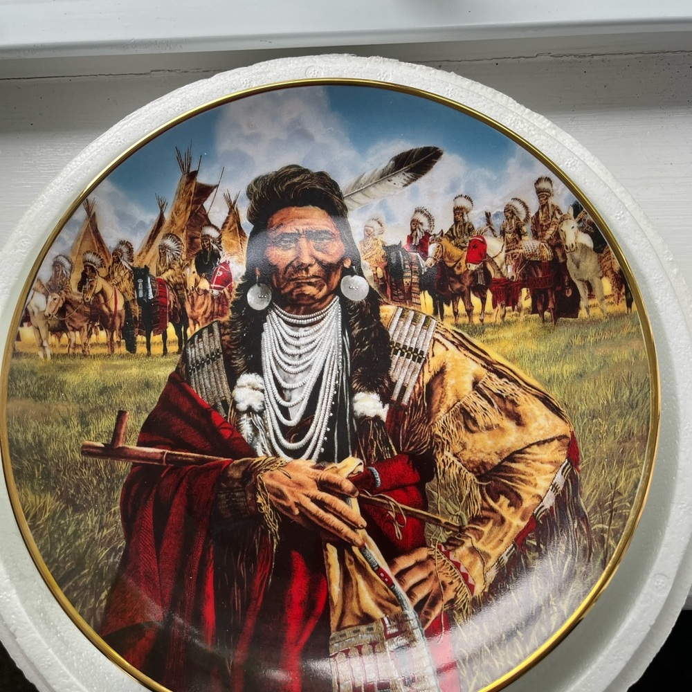 Native American Decorative Plate